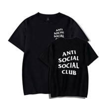 Áo Thun Cotton Tay Ngắn In Chữ Anti Social Club Phong Cách Hip Hop Đường Phố Cho Nam Và Nữ Size XXS-4XL 1469A