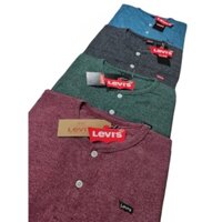 Áo Thun Cotton Tay Ngắn In Chữ Levis Thời Trang Cho Nam