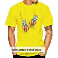 Áo Thun Cotton Thời Trang Hipster Tee Áo Sơ Mi Puerto Rico Nam Ngộ nghĩnh Áo Hip Hop Áo Sơ Mi