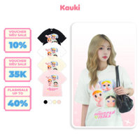 Áo thun cry baby girls form oversize cổ tròn 100% cotton 250gsm áo thun nữ KAUKI VN FR18