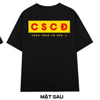 Áo thun CSCĐ vải cotton cao cấp 265gsm thấm hút hot trend 2024