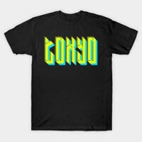 Áo thun Cười Nhật Bản mới Tokyo neon retro TShirt - TEE34