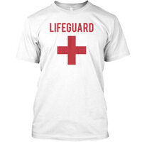 Áo thun cứu hộ cổ chữ O nam mùa hè Phong cách mới Áo dạo phố thông thường