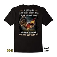 Áo thun Đá Gà mã DG-01 - Áo Gà Chọi - Áo Gà - Áo Gà Trống