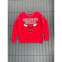 Áo thun dài tay 2hand hiệu Bull chicago màu đỏ size XS fit M 57x58