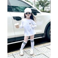 áo thun dài tay AD LV trẻ em, áo thun dài tay họa tiết gấu cho bé, kìd_genz