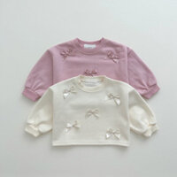 Áo thun dài tay bé gái Bownot Quần áo trẻ em 2-5 tuổi