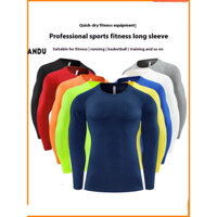 Áo thun dài tay đàn hồi cao khô nhanh Mandu