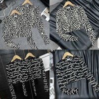 Áo Thun dài tay họa tiết, áo thun crt họa tiết vằn