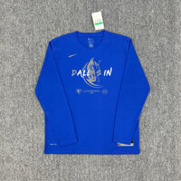 Áo thun dài tay khô nhanh Dallas Lone Rangers 2022NBA Trò chơi mùa bóng rổ Bộ đồ tập luyện bóng rổ Luca Dongqiqi Đồng phục xuất hiện khởi động