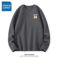 Áo Thun Dài Tay Nam Mùa Thu Đông, Ấm Áp Áo Hoodie Thời Trang Lót Lông Đức