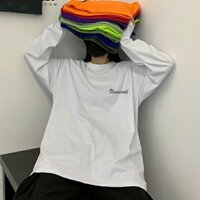 Áo thun dài tay nam nữ, áo phông dài tay unisex form rộng chất cotton dày đẹp in hình 35