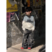 Áo Thun Dài Tay Phối Màu Phong Cách Cho Bé