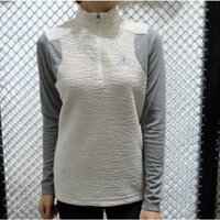 Áo thun dài tay, thể thao nữ Zip 1/4 Black Yak KYLET