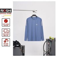 Áo thun dài tay thể thao Adidas form đẹp giữ nhiệt tốt Rioshi RD2299 - Áo thun thể thao nam thu đông Hàng Xuất Dư