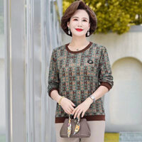 áo thun dài tay trung niên, áo dài tay cho mẹ, áo thun trung tuổi u40 u50