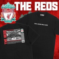 Áo thun dạo phố Heyground "liverpool - Đỏ / you 'll Never Walk Alone / anfield