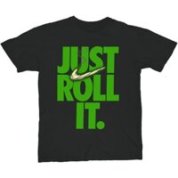 Áo Thun Đen Cổ Tròn In Hình P7 Cannabis Weed Marijuana 420 Thời Trang Cho Nam