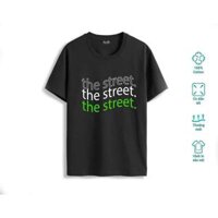 ÁO THUN ĐEN TAY NGẮN CỔ TRÒN IN CHỮ THE STRESS BIG SIZE NAM TỪ 80 ĐẾN 130KG - ĐEN,6XL