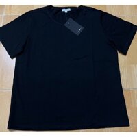 Áo thun đen trơn cotton nữ