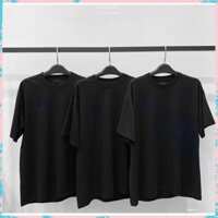 Áo Thun Đen Trơn Oversize Unisex G-A50 [ẢNH THẬT]