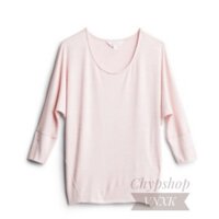 Áo thun dệt kim tay cánh dơi cổ thuyền xuất xịn