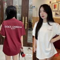 Áo Thun D&G Hot Trend 2025, Áo Phông Chất Liệu Cotton 100% QC cao cấp form rộng