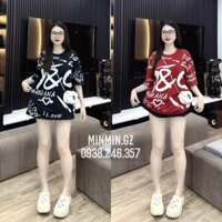 Áo Thun D&G Unisex hàng Quảng Châu cao cấp chuẩn Loại 1, Áo phông phom rộng Freesize Bigsize 80kg outfit xu hướng mới