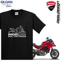 Áo Thun Đi Xe Đạp 23 Moto Tees: Ducati Multistradad161D163 BD163 Phụ Kiện Chuyên Dụng Dành Cho MULTISTRADA 620 950 1000 1100 1200S 1260S 620 950 1000 1100 1200S