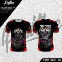 Áo thun Diesel Power Turbo Jersey Áo sơ mi thiết kế điện Diesel mát mẻ