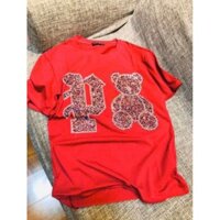 Áo thun đính đá gấu P