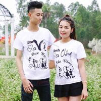 ÁO thun đôi em là vợ cục nợ đời anh