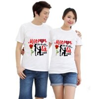 Áo thun đôi Valentine