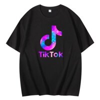 ✨Áo Thun Đơn Giản Quần Áo Đen Nam Nữ Chữ Ngắn Tay Độc Đáo Ngộ nghĩnh Cặp Đôi Quần Áo Mùa Hè 25.3.20