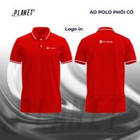 Áo thun đồng phục ngân hàng Seabank in logo trước sau - Planet shop áo thun