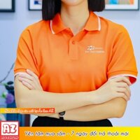 Áo thun đồng phục sinh viên trường cao đẳng thực hành FPT Polytechnic (logo thêu) CSM Cam AT62
