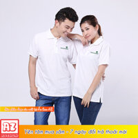 Áo thun đồng phục thêu logo ngân hàng Vietcombank (có bigsize) - Có BIGSIZE AT43