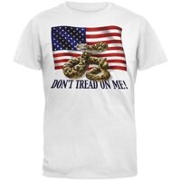 Áo thun Dont Tread On Me Cờ Mỹ In Áo thun nam cotton