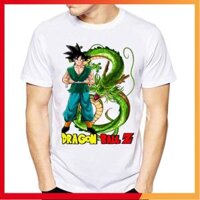 Áo thun Dragon Ball in hình Songoku - Form rộng BIGSIZE F2104 - XL