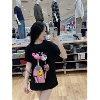 Áo thun Drew báo hồng form unisex 100% cotton 2c dày dặn_in hình kĩ thuật số