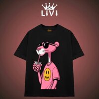 Áo thun Drew Báo hồng LVT38 nam nữ unisex vải chất tốt và dày dặn thoáng mát có BigSize