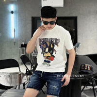 Áo Thun DSQ Chó bóng rổ, Áo phông cộc tay vải cotton cực chất cho boy cháy phố