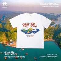 Áo Thun Du lịch Cát Bà 250gsm | Holiday Vietnam | Nam nữ Unisex