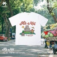 Áo Thun Du lịch Hà Nội 250gsm | Holiday Vietnam | Nam nữ Unisex