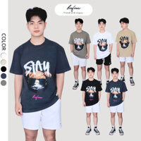 Áo Thun FIDE Hình Gấu BUFUN Chất Liệu Cotton Mềm Mại, Thoáng Mát