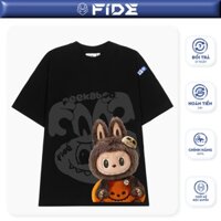 Áo thun FIDE Labubu phông unisex local brand nam nữ cổ tròn oversize - AT107