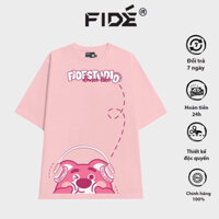 Áo thun FIDE phông trơn nam nữ cổ tròn FIDE  436 GIAM  GẤU LOTSO 06