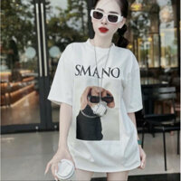 Áo thun form rộng hình cá tính