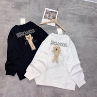 áo thun form rộng hình gấu siêu cute