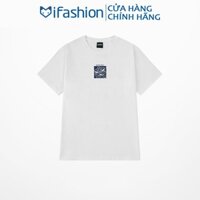 Áo thun form rộng IFASHION chất cotton dáng unisex tay lỡ in hình con lân nhỏ heybig smile N115